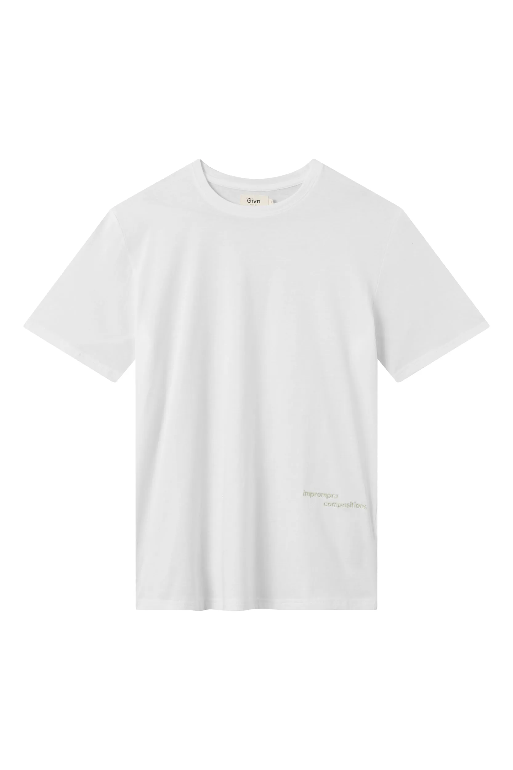 Organic Cotton T-shirt LASSE - White Givn Berlin