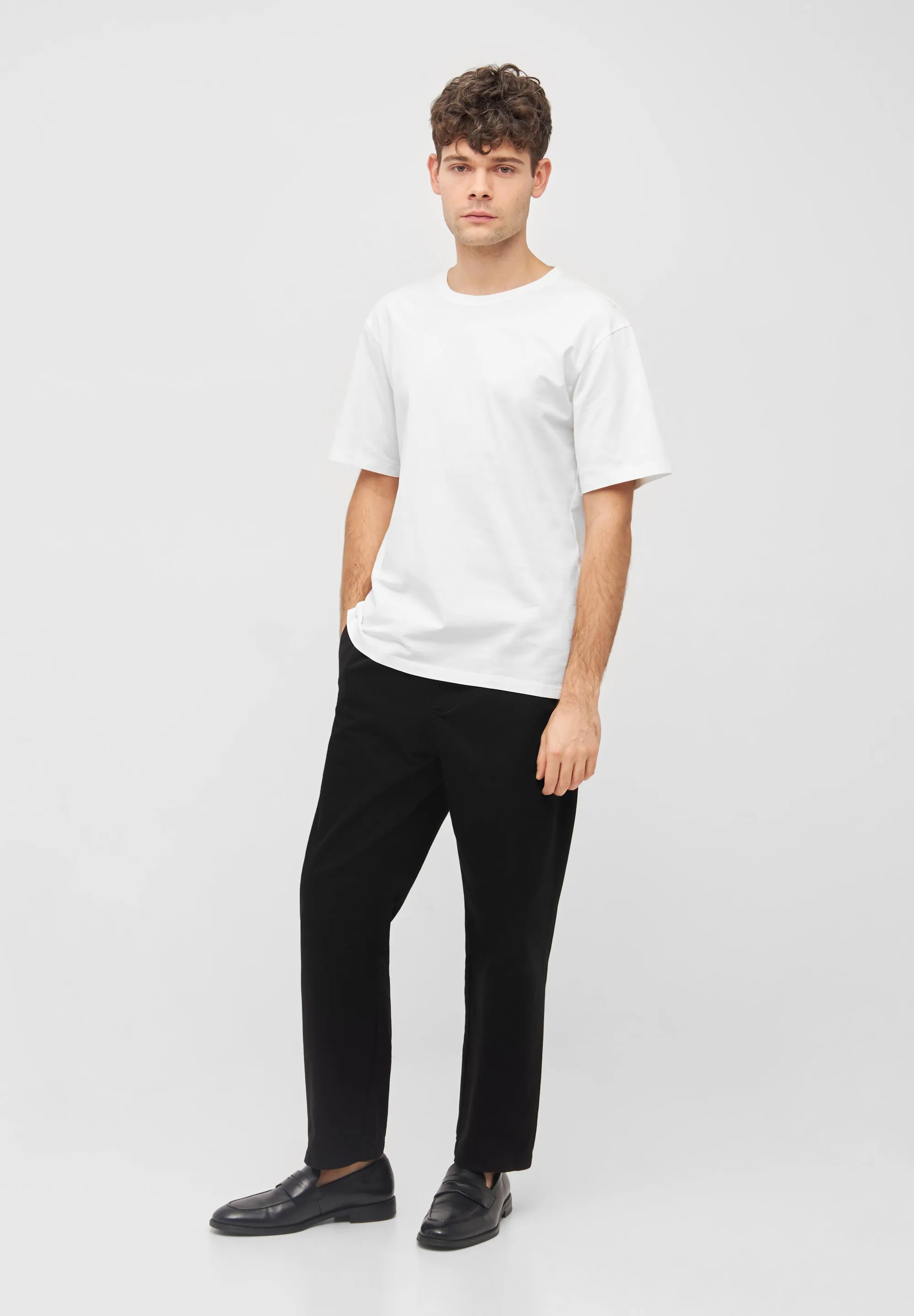 Organic Cotton T-shirt LASSE - White Givn Berlin