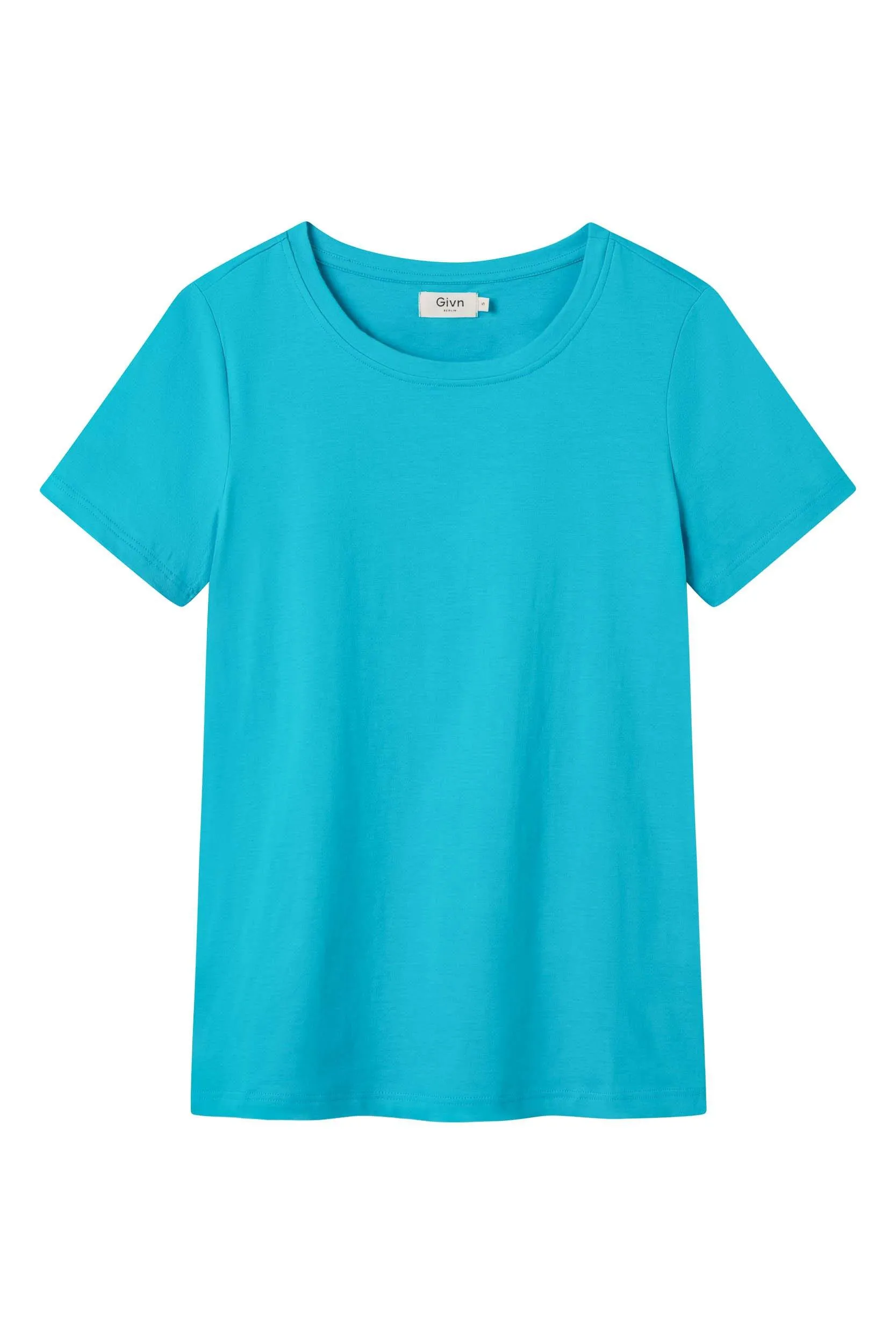 Organic Cotton T-Shirt LENA - Scuba Blue Givn Berlin