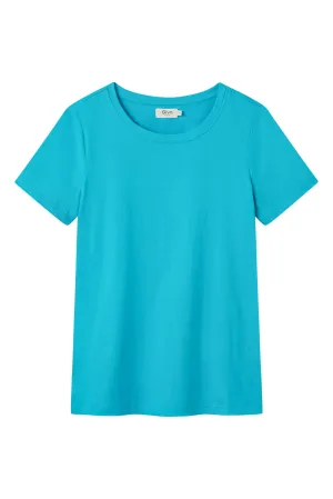 Organic Cotton T-Shirt LENA - Scuba Blue Givn Berlin