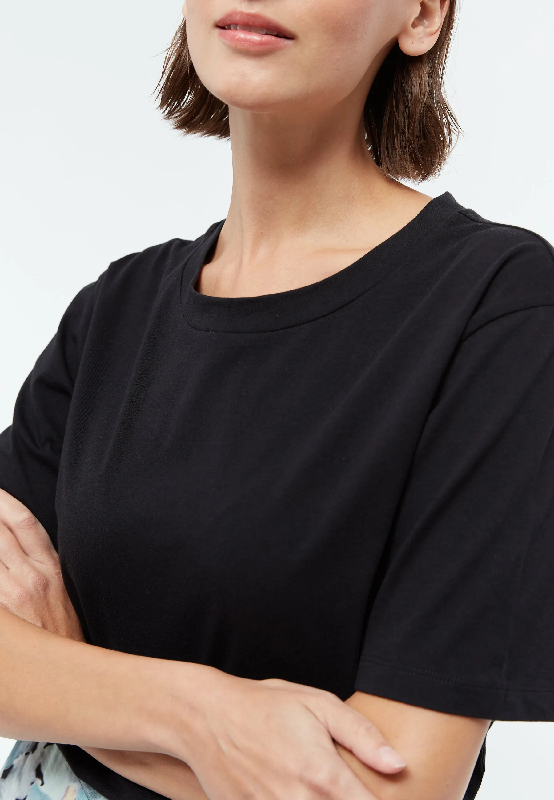 Organic Cotton T-Shirt MASHA - Black Givn Berlin