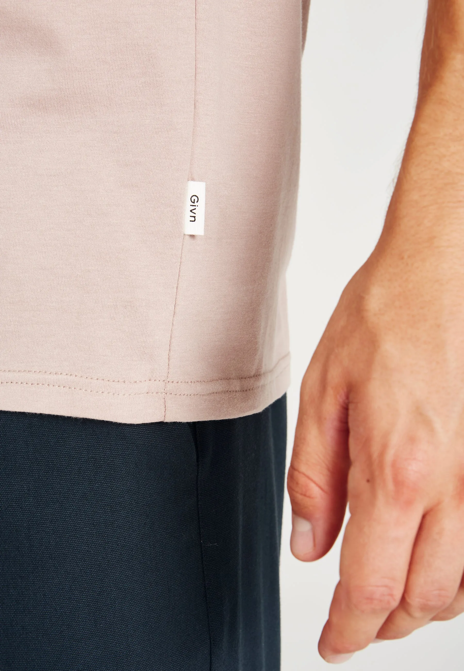 Organic Cotton T-Shirt NATE - Muddy Pink Givn Berlin