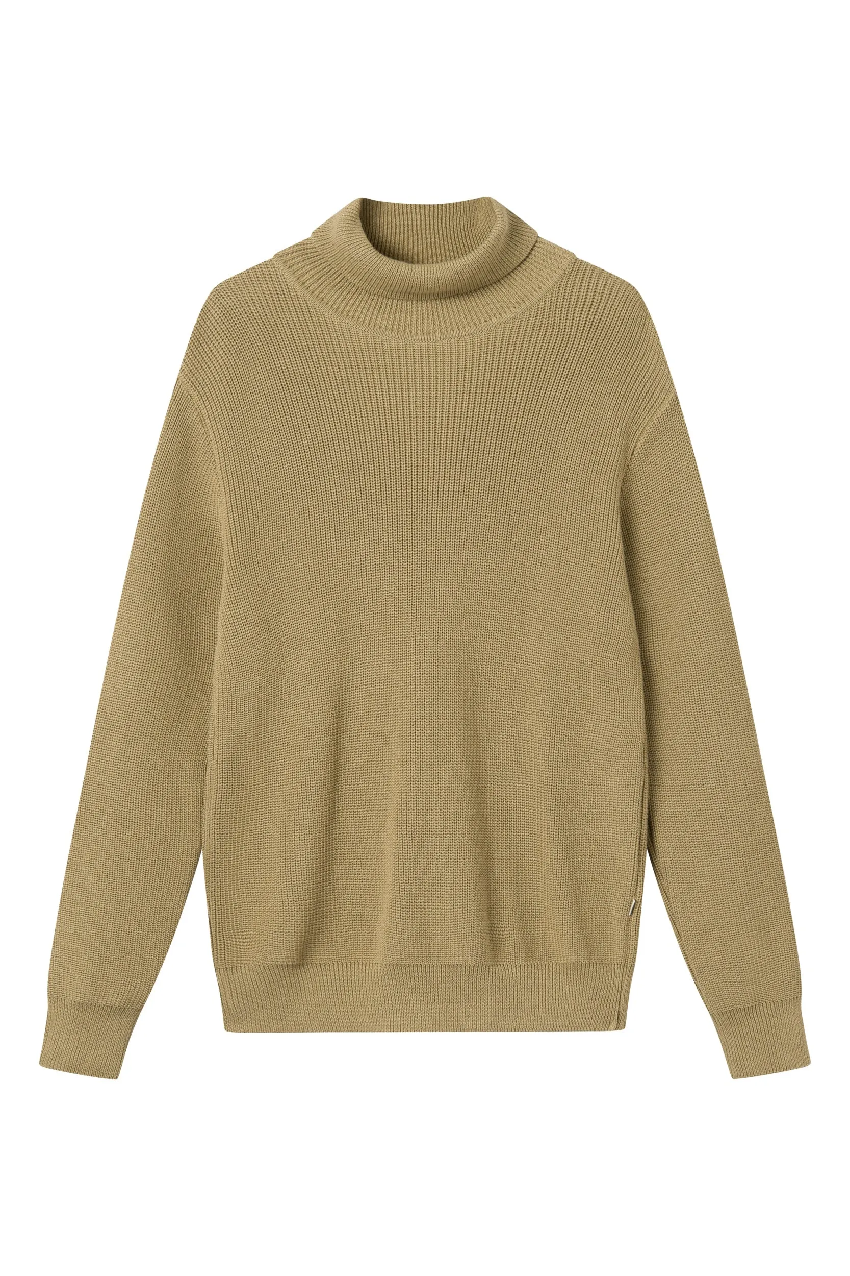 Organic Cotton Turtleneck Knit Sweater PIET - Camel Givn Berlin