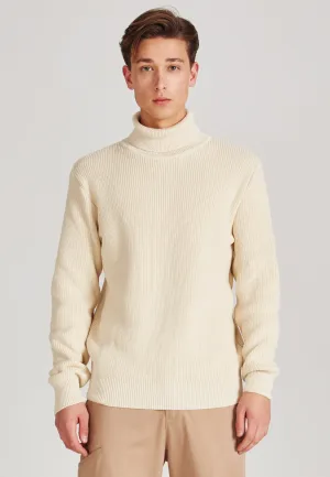 Organic Cotton Turtleneck Knit Sweater PIET - Off White Givn Berlin