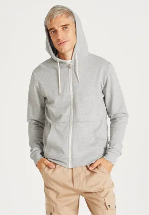 Organic Cotton WINSTON Sweat Jacket - Mercury Grey Givn Berlin