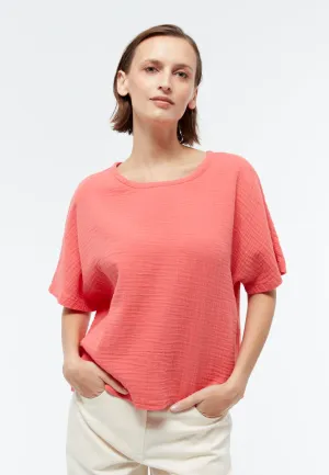 Oversized blouse GBPINA out of organic cotton muslin Givn Berlin
