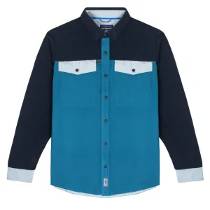 Patagonia L/S Early Rise Snap Shirt Wavy Blue