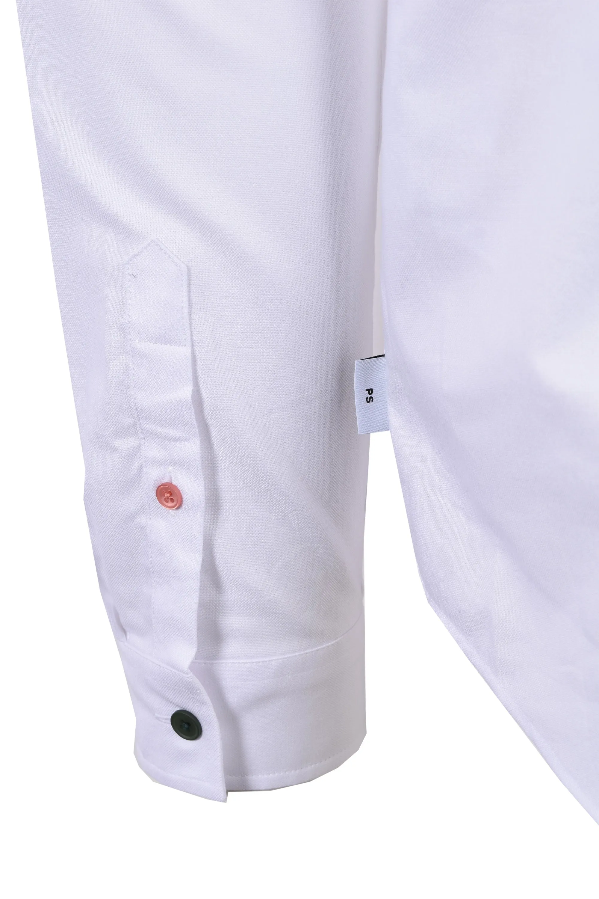 Paul Smith Sport Stripe Button Shirt White