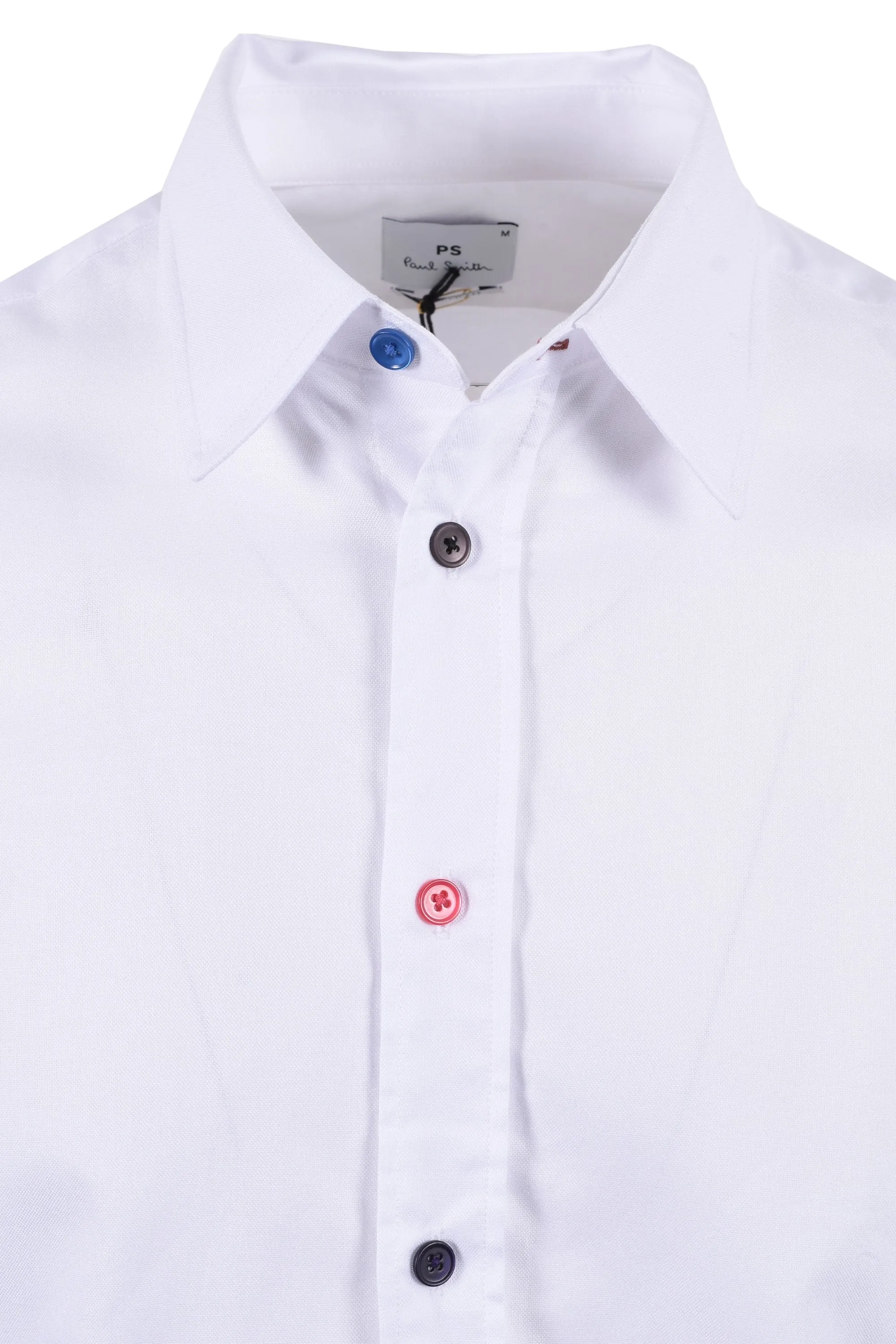 Paul Smith Sport Stripe Button Shirt White