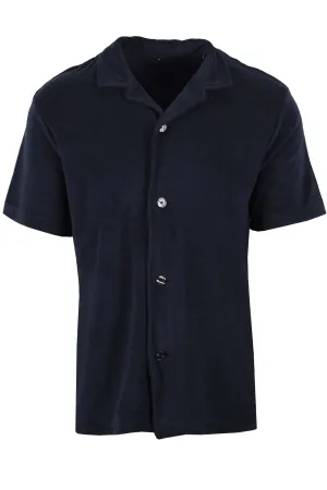 Paul Smith Towel Stripe Shirt Dark Navy