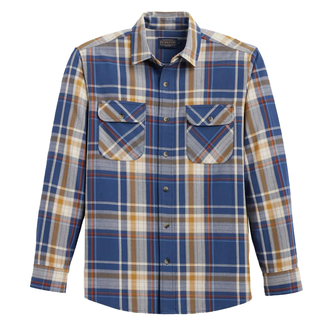 Pendleton Beach Shack Shirt Navy Multi Plaid
