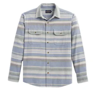 Pendleton Beach Shack Shirt Navy Stripe