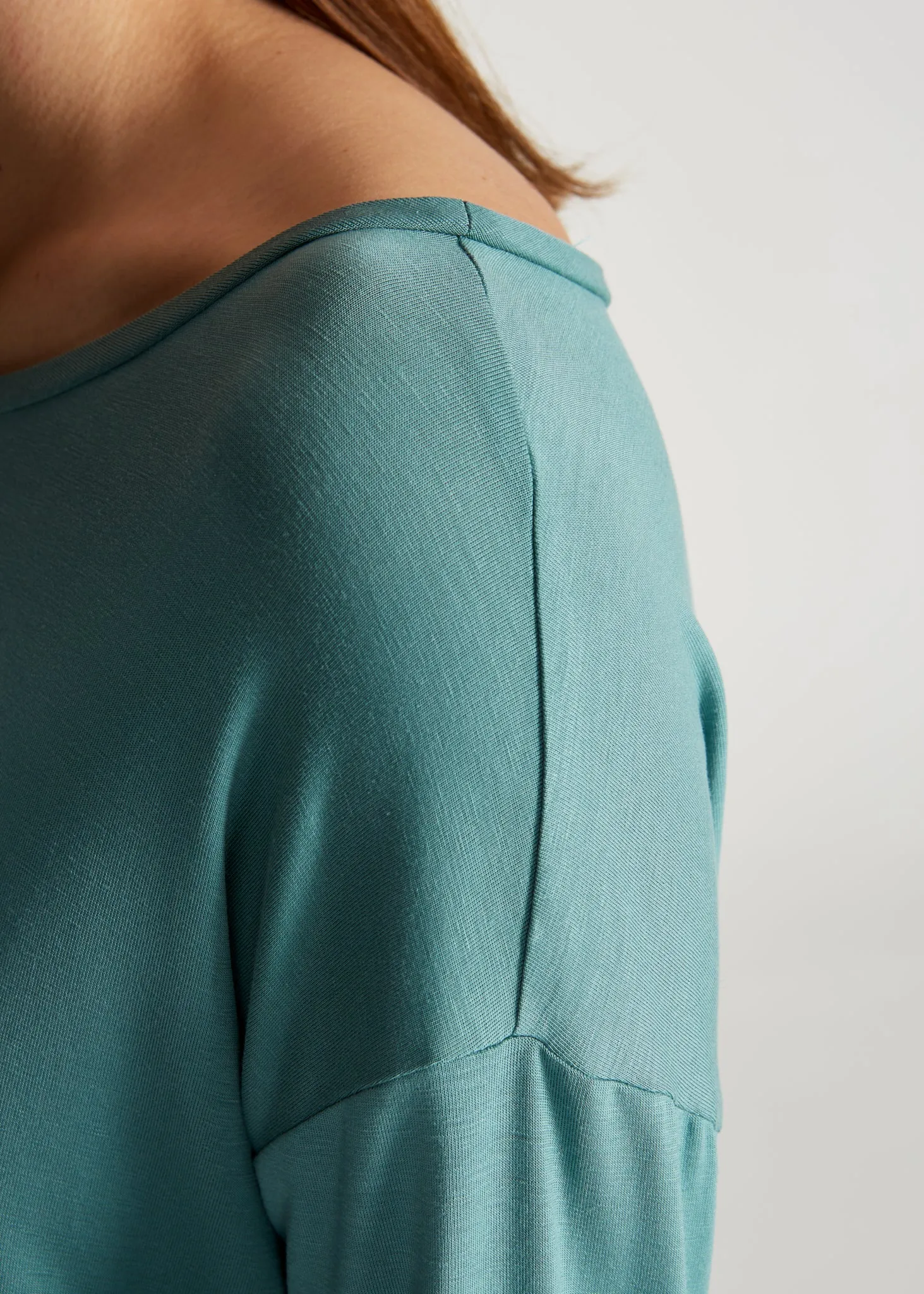 POLLY longsleeve made from TENCEL™ Lyocell - Dark Mint (Tencel) Givn Berlin
