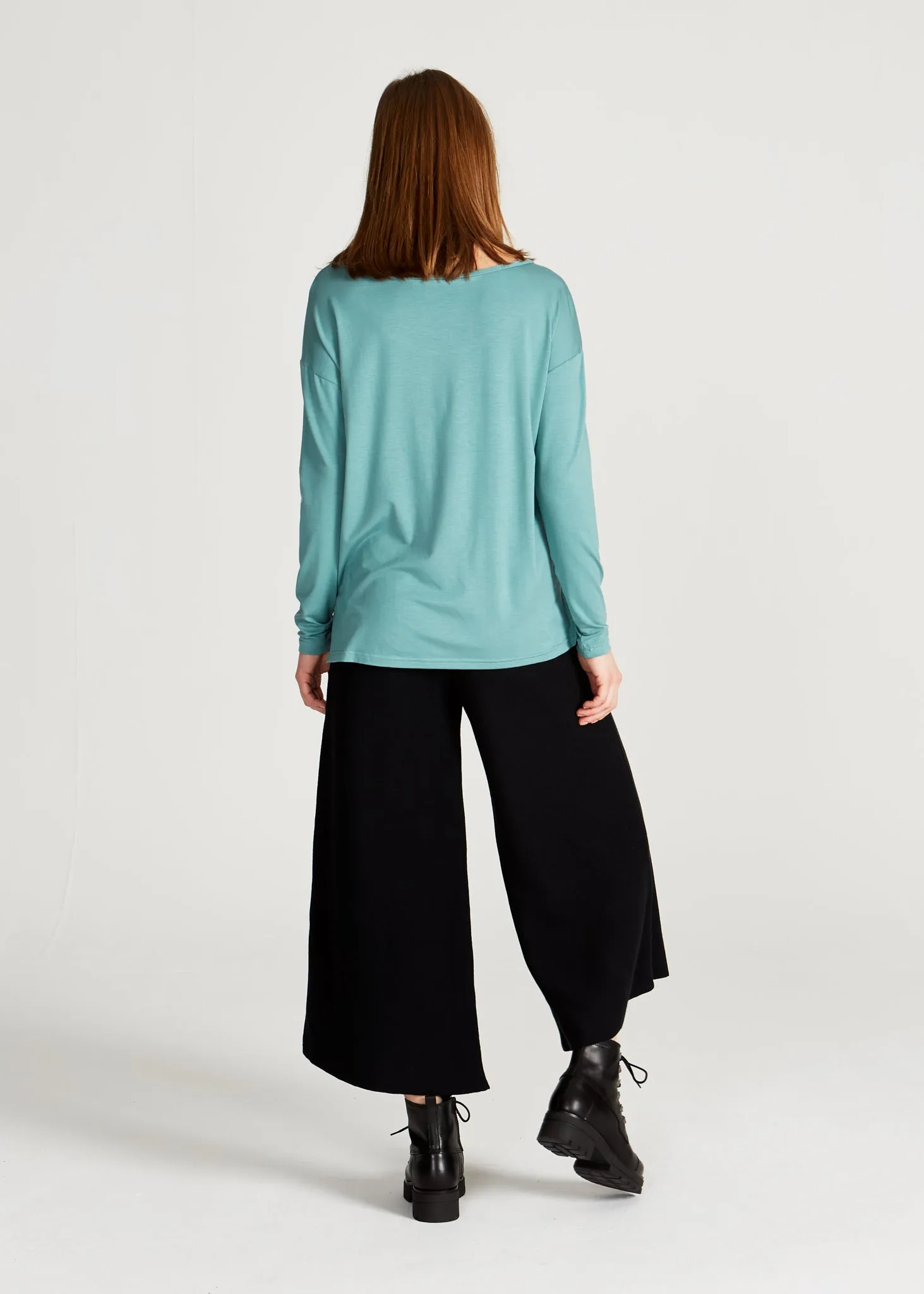 POLLY longsleeve made from TENCEL™ Lyocell - Dark Mint (Tencel) Givn Berlin