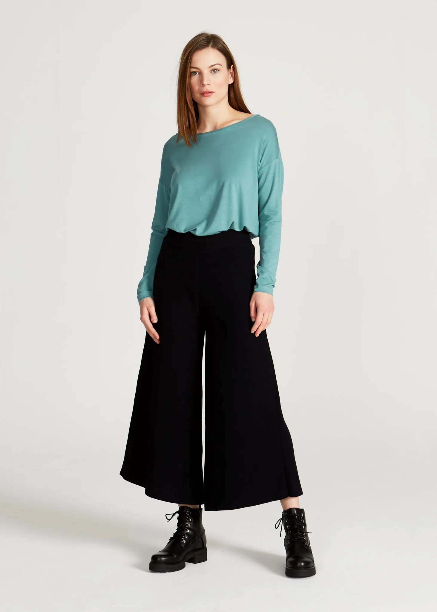 POLLY longsleeve made from TENCEL™ Lyocell - Dark Mint (Tencel) Givn Berlin