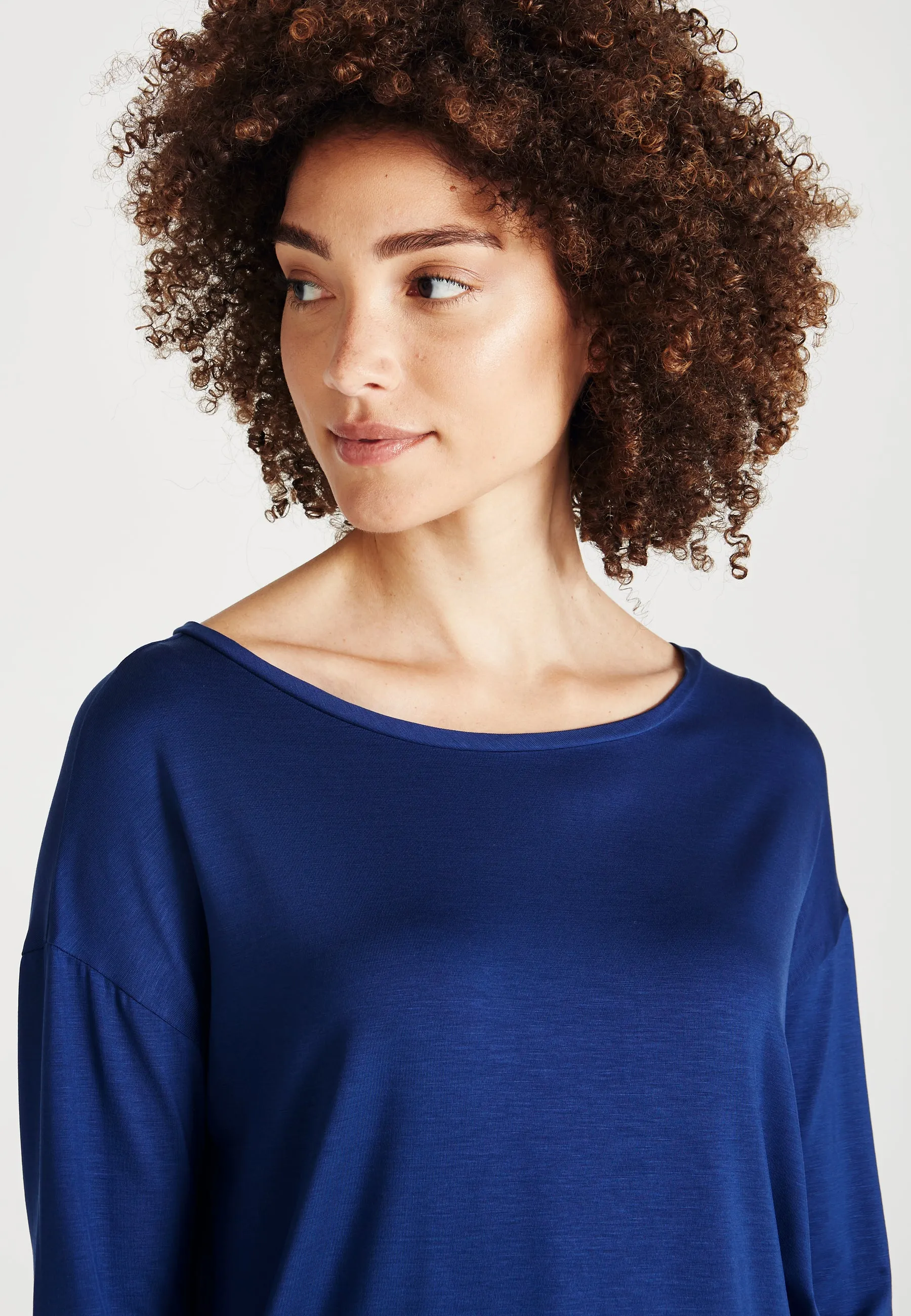 POLLY longsleeve made from TENCEL™ Lyocell - Navy Blue (Tencel) Givn Berlin