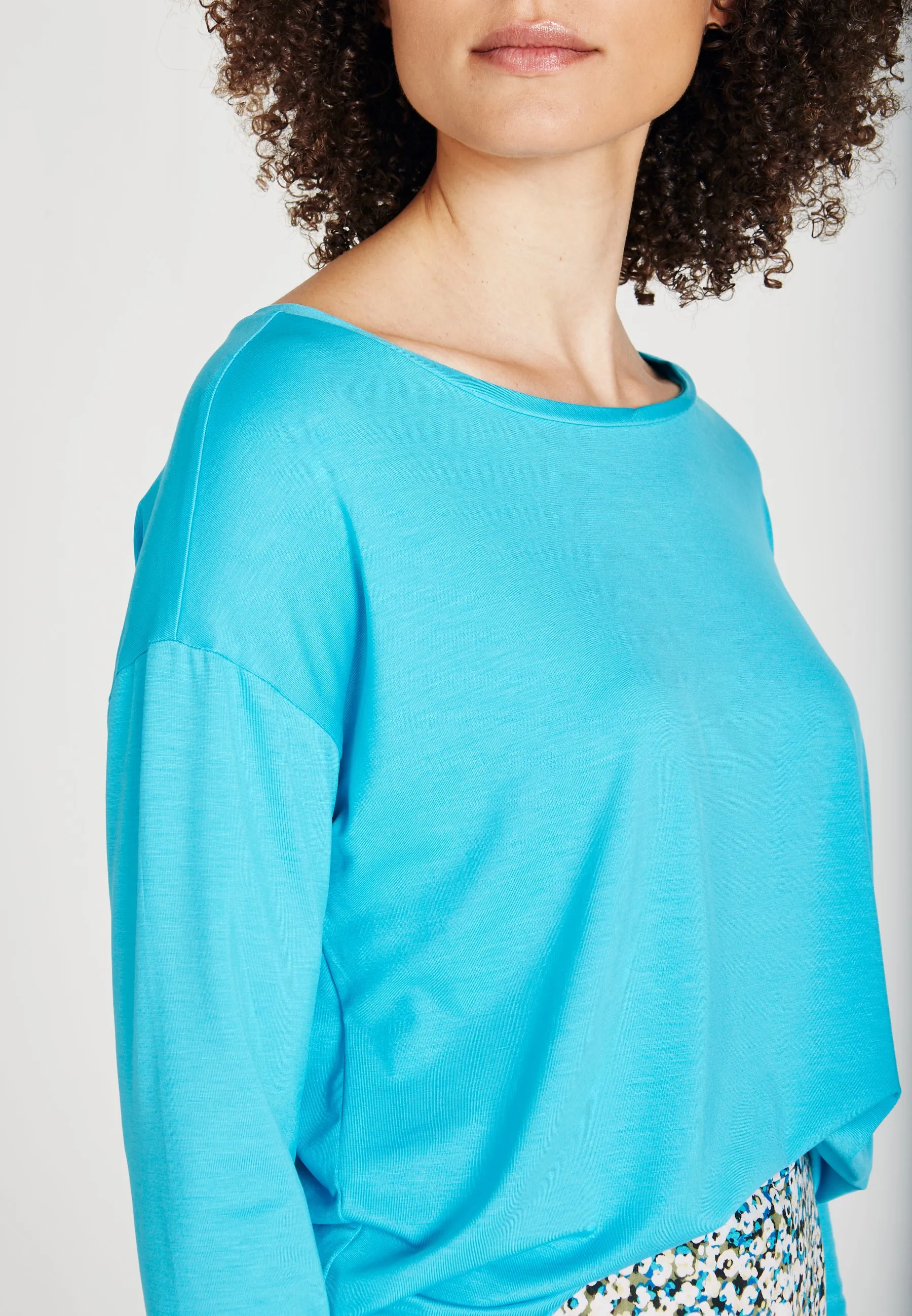 POLLY longsleeve made from TENCEL™ Lyocell - Scuba Blue (Tencel) Givn Berlin