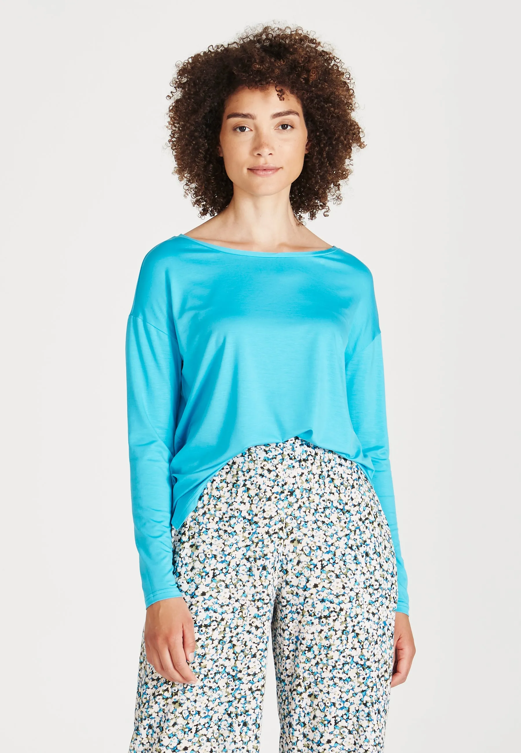 POLLY longsleeve made from TENCEL™ Lyocell - Scuba Blue (Tencel) Givn Berlin