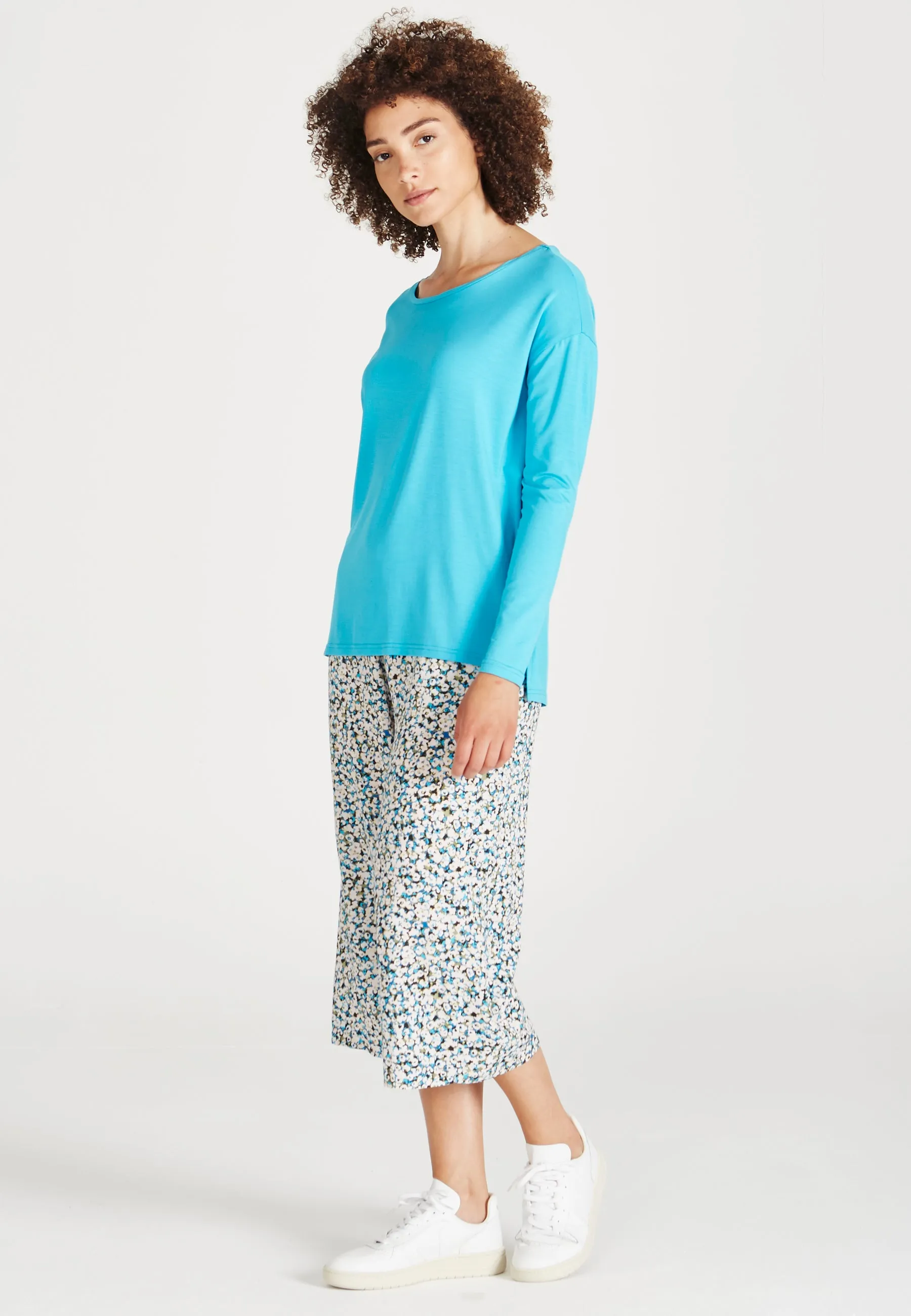 POLLY longsleeve made from TENCEL™ Lyocell - Scuba Blue (Tencel) Givn Berlin