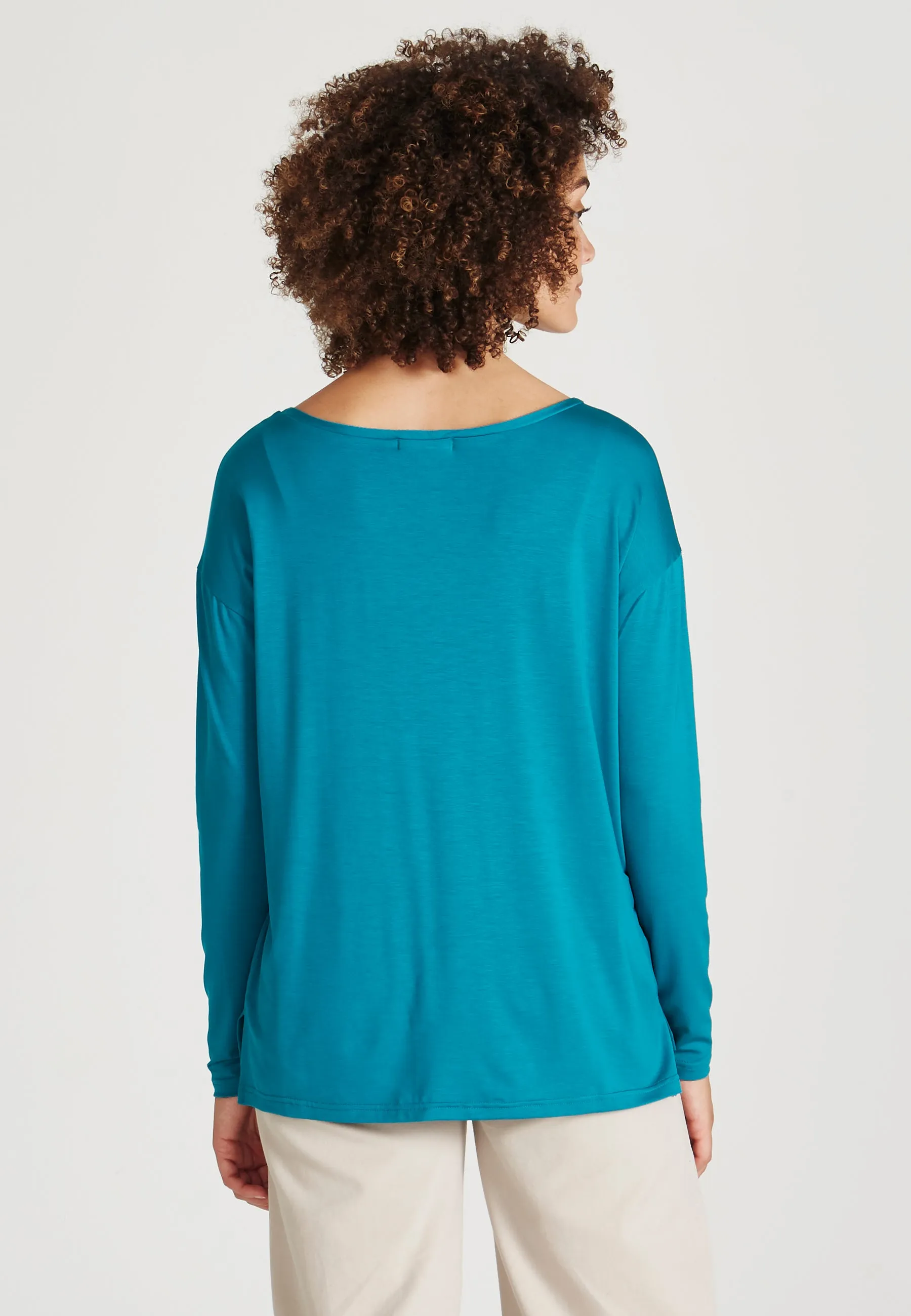 POLLY longsleeve made from TENCEL™ Lyocell - Sea Green (Tencel) Givn Berlin
