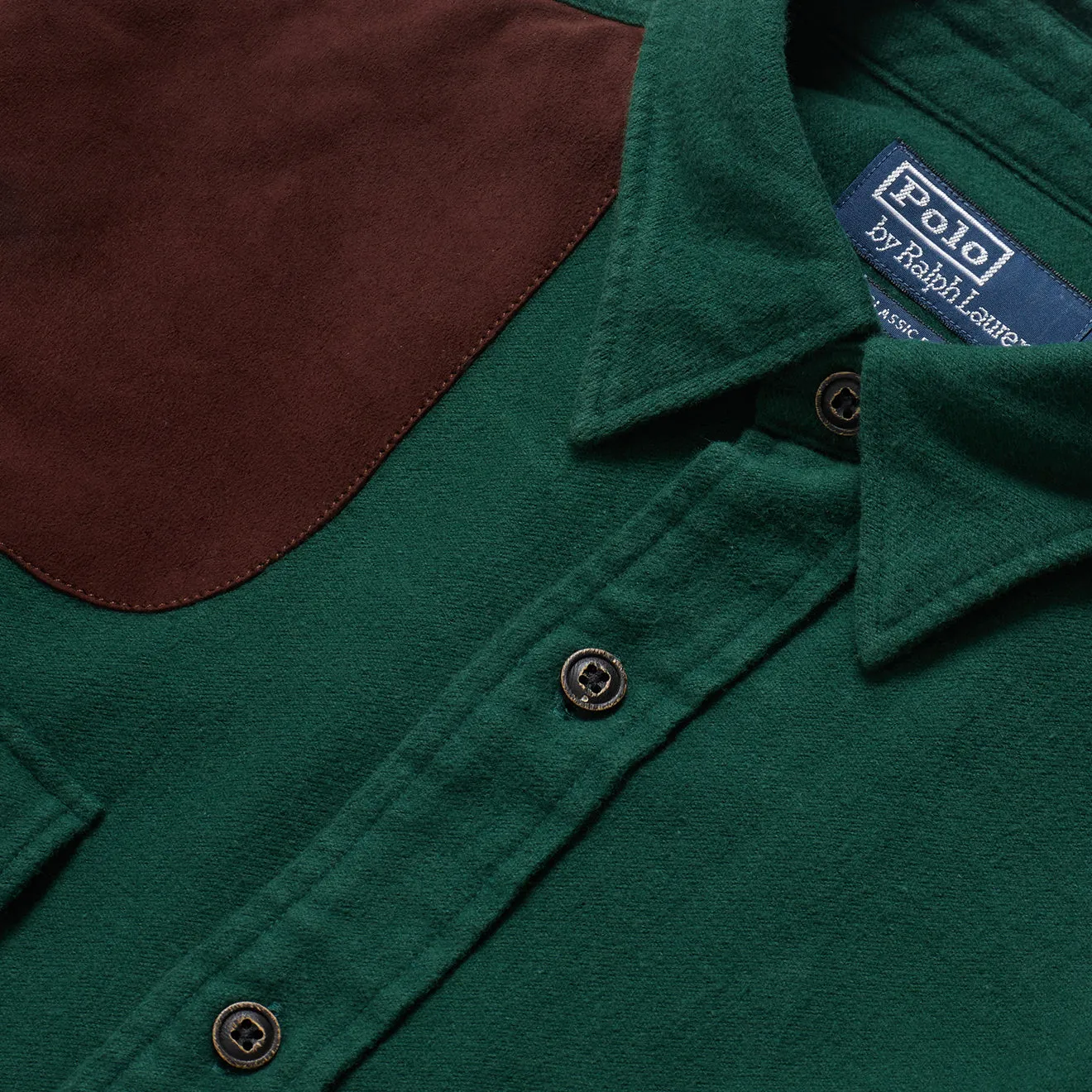 Polo Ralph Lauren Brushed Cotton Twill Classic Fit Shirt Northwest Pine