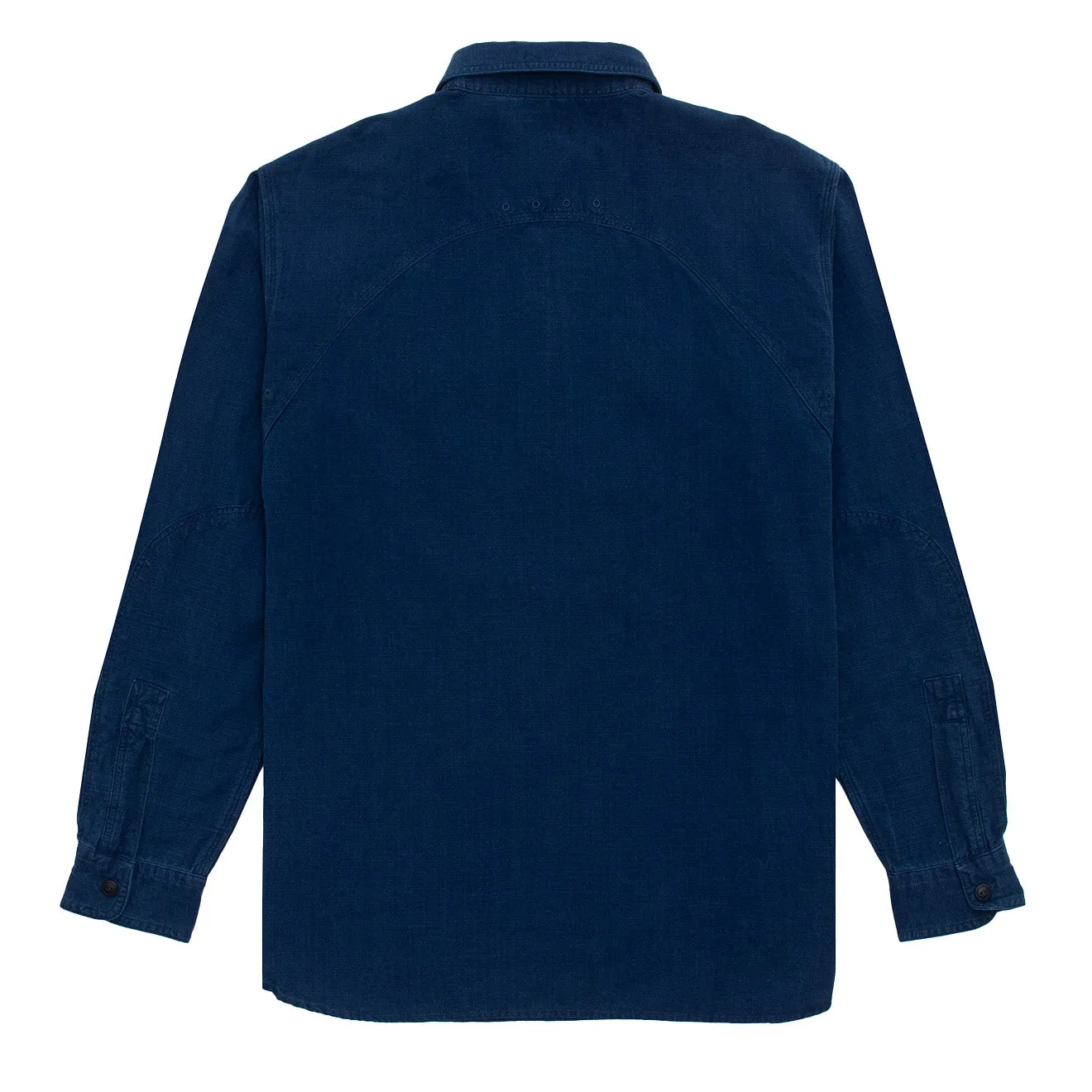 Polo Ralph Lauren Classic Fit Indigo Popover Workshirt Slub Indigo