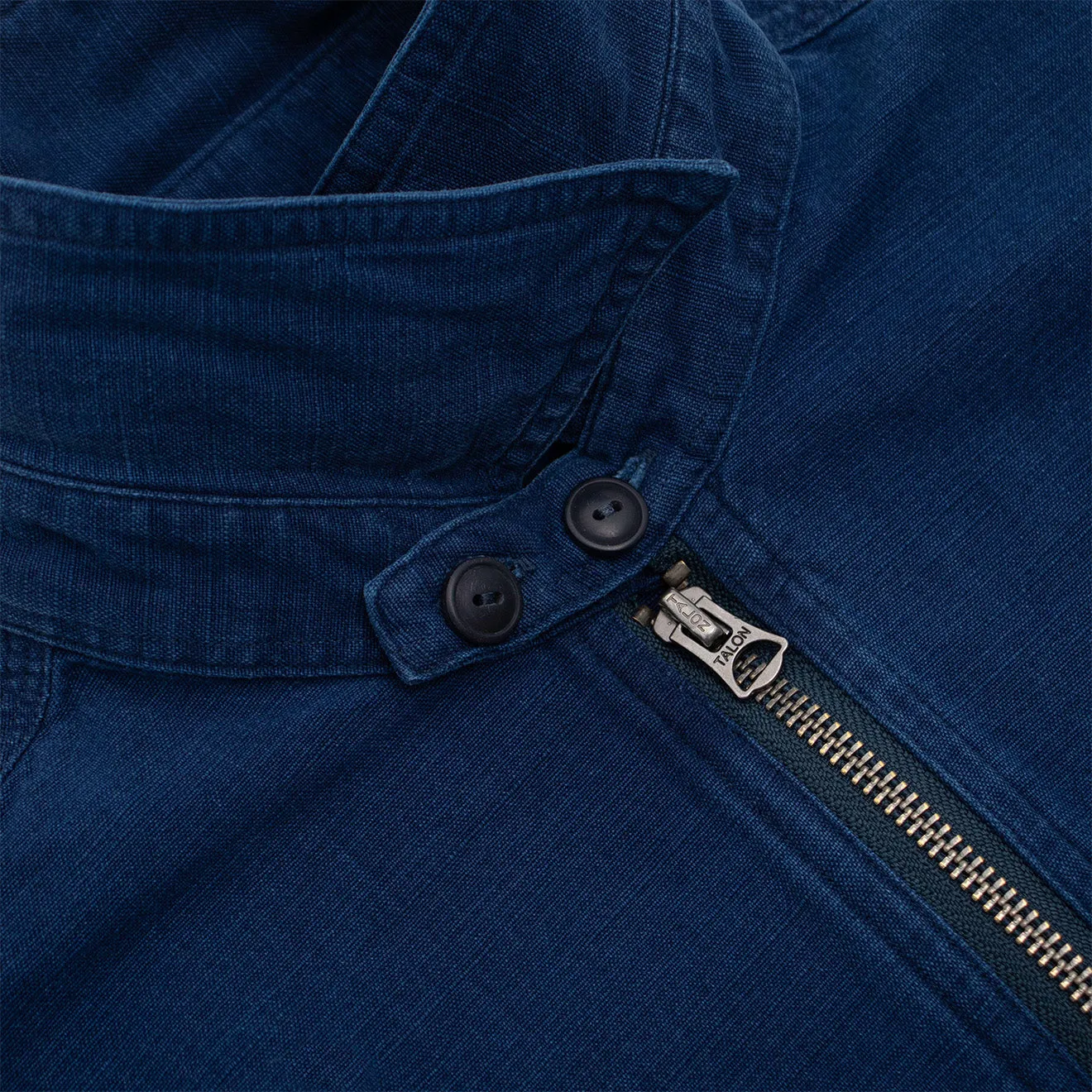 Polo Ralph Lauren Classic Fit Indigo Popover Workshirt Slub Indigo