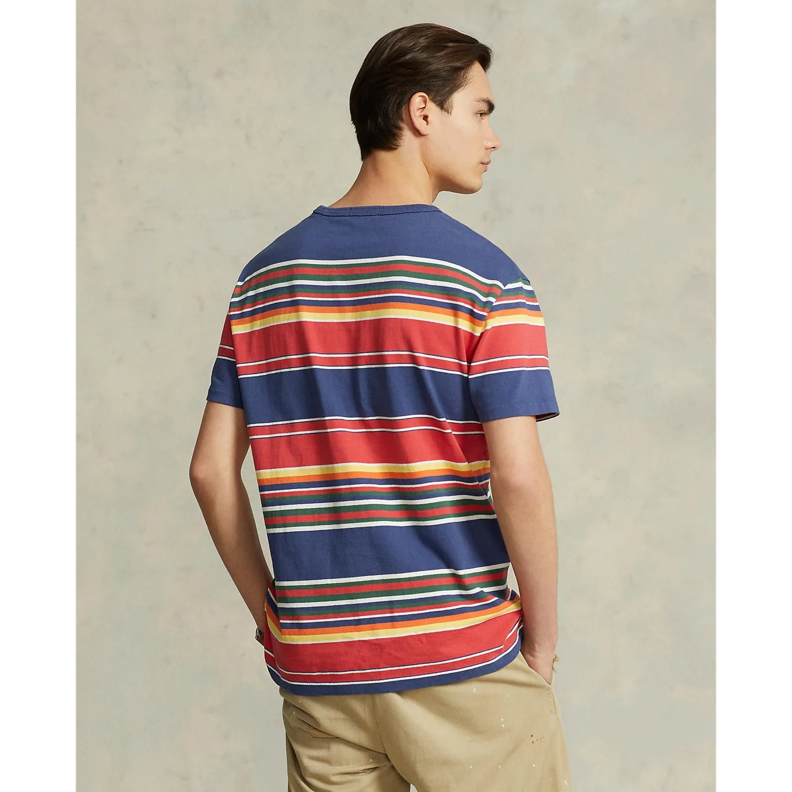 Polo Ralph Lauren - Classic Fit Striped - T-Shirt - Navy Multi