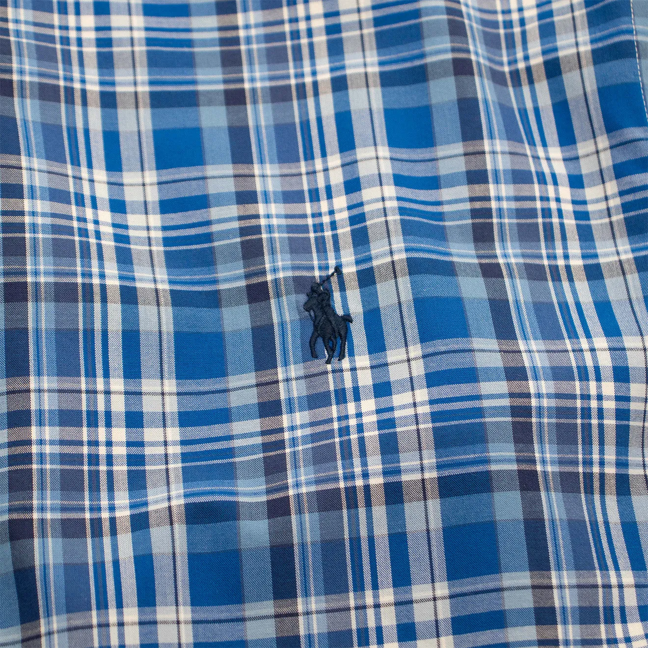 Polo Ralph Lauren Custom Fit Check Shirt Blue Multi