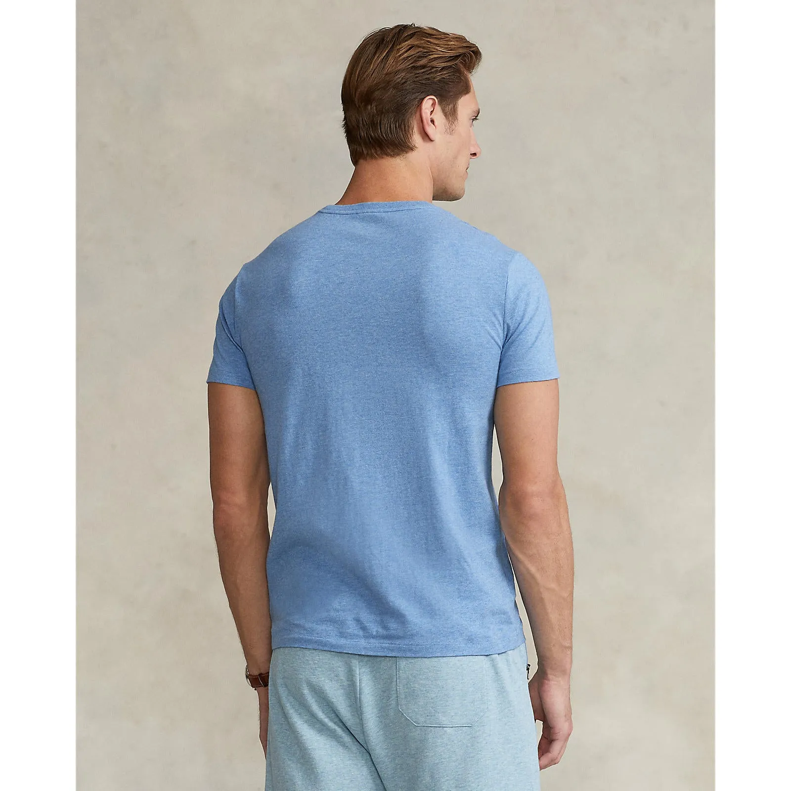 Polo Ralph Lauren - Custom Fit Jersey Crewneck T-Shirt - Blue