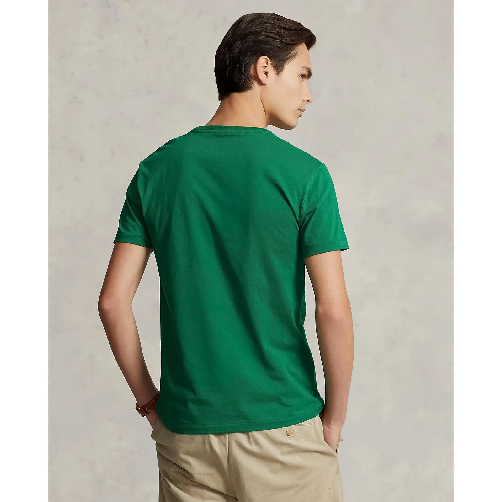 Polo Ralph Lauren - Custom Fit Jersey Crewneck T-Shirt - Bright Green