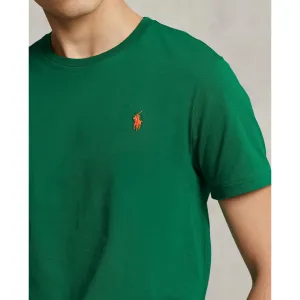 Polo Ralph Lauren - Custom Fit Jersey Crewneck T-Shirt - Bright Green