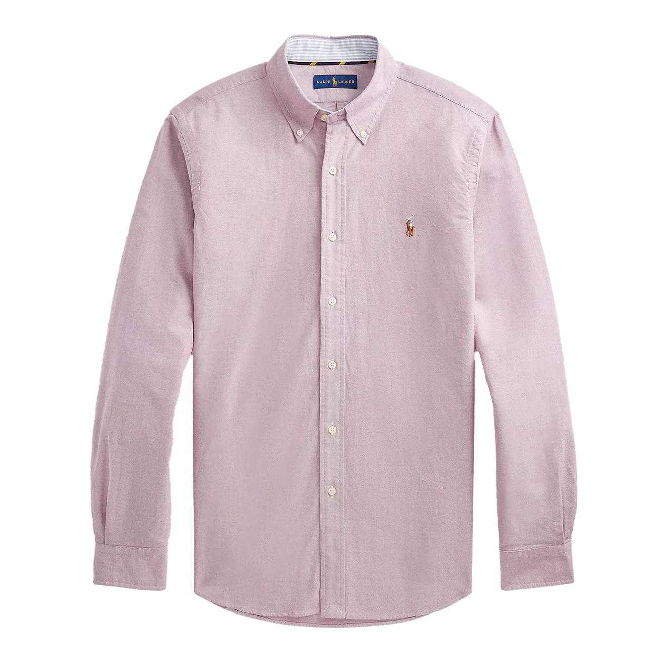 Polo Ralph Lauren Custom Fit Oxford Shirt Crimson / White
