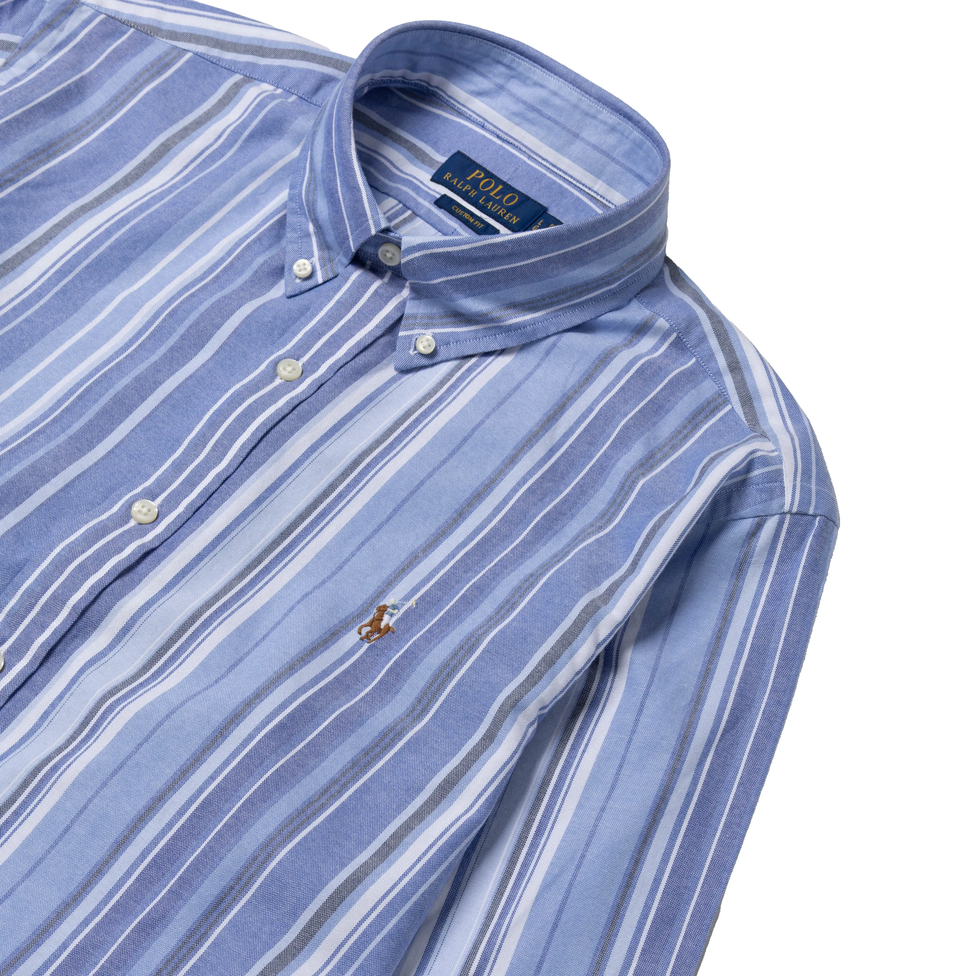 Polo Ralph Lauren Custom Fit Striped Oxford Shirt