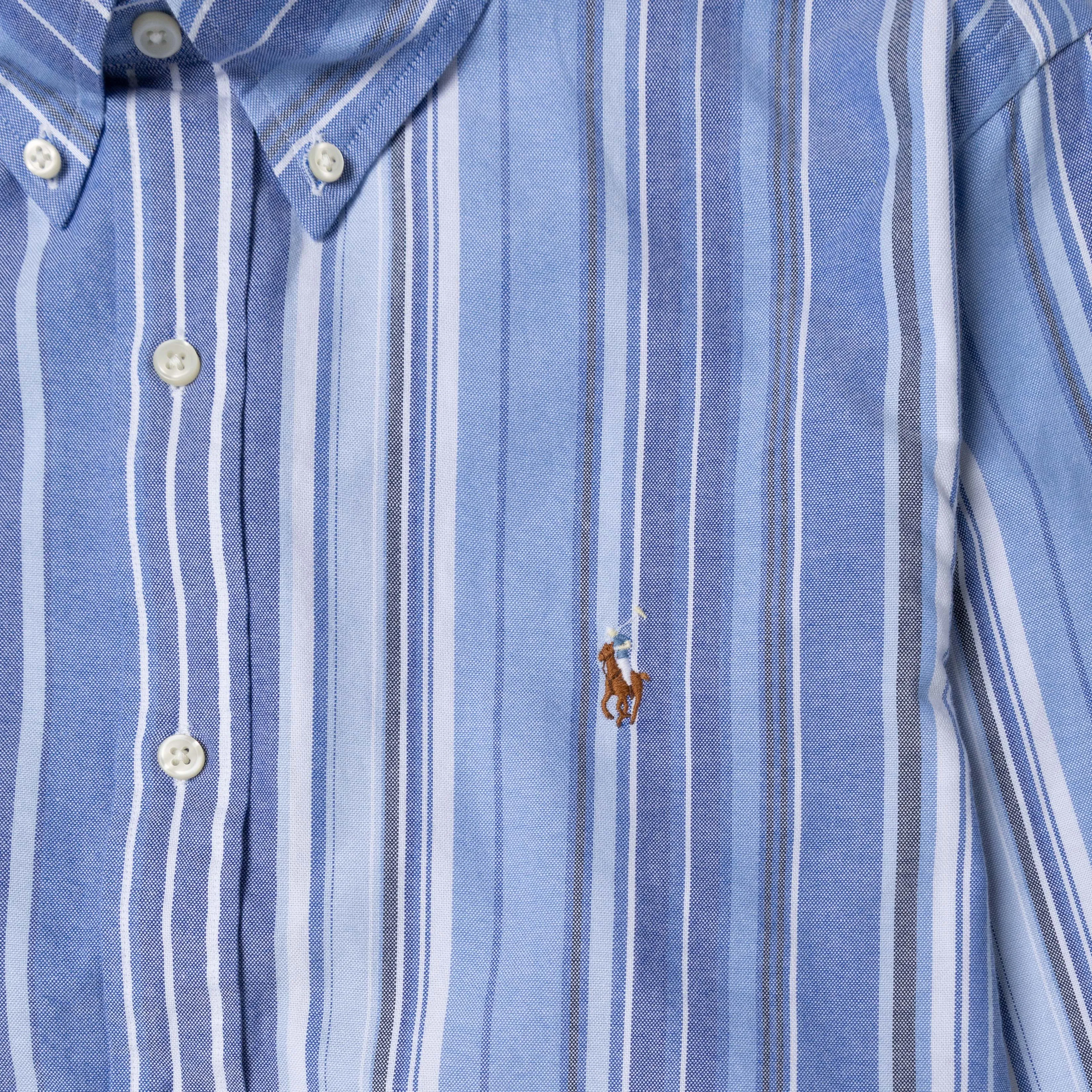 Polo Ralph Lauren Custom Fit Striped Oxford Shirt
