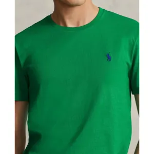Polo Ralph Lauren - Custom Slim Fit Jersey Crewneck T-Shirt - Billiard Green