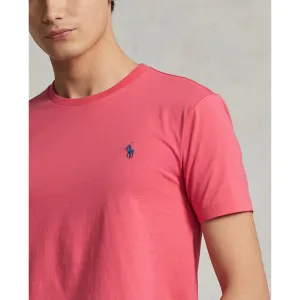 Polo Ralph Lauren - Custom Slim Fit Jersey Crewneck T-Shirt - Pale Red