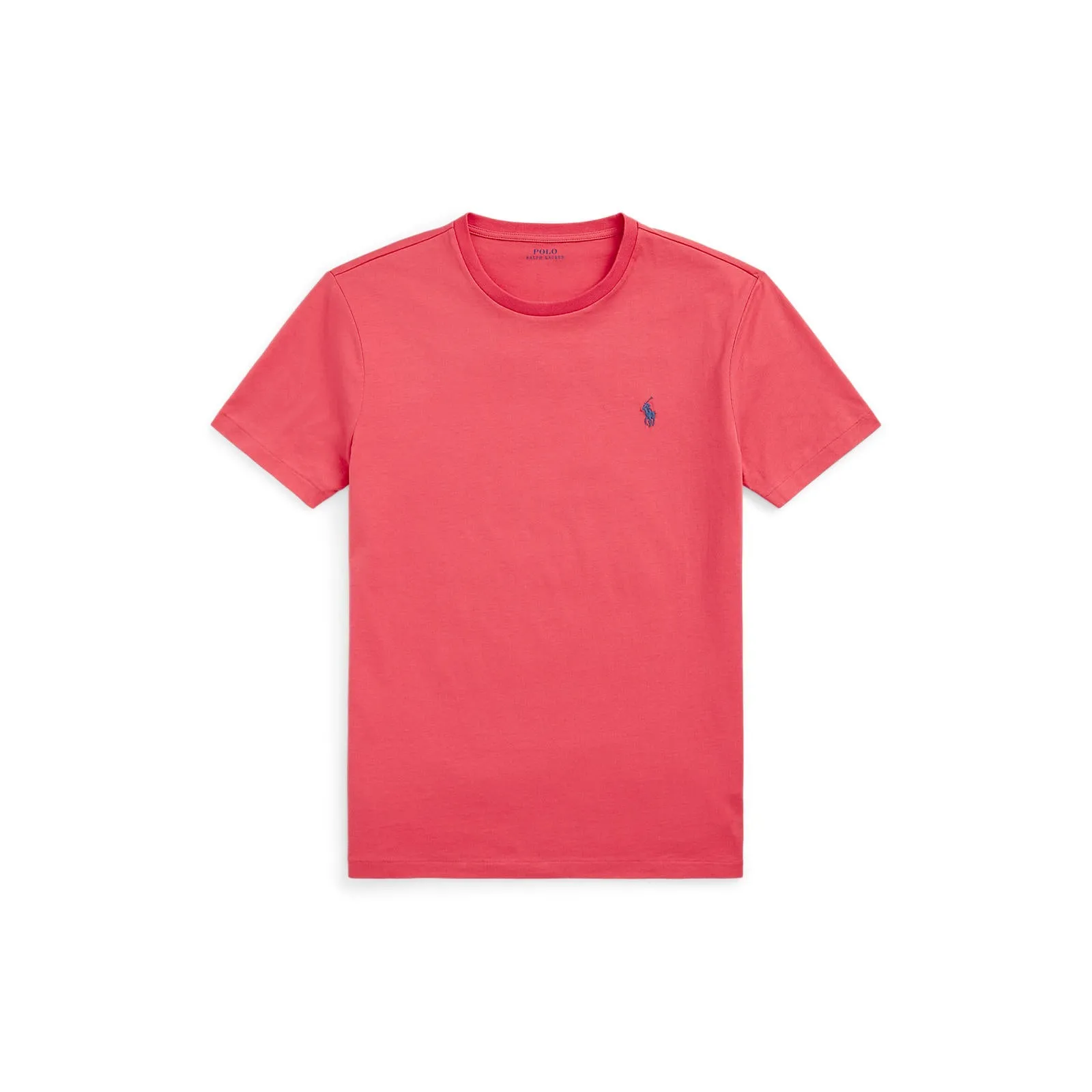 Polo Ralph Lauren - Custom Slim Fit Jersey Crewneck T-Shirt - Pale Red