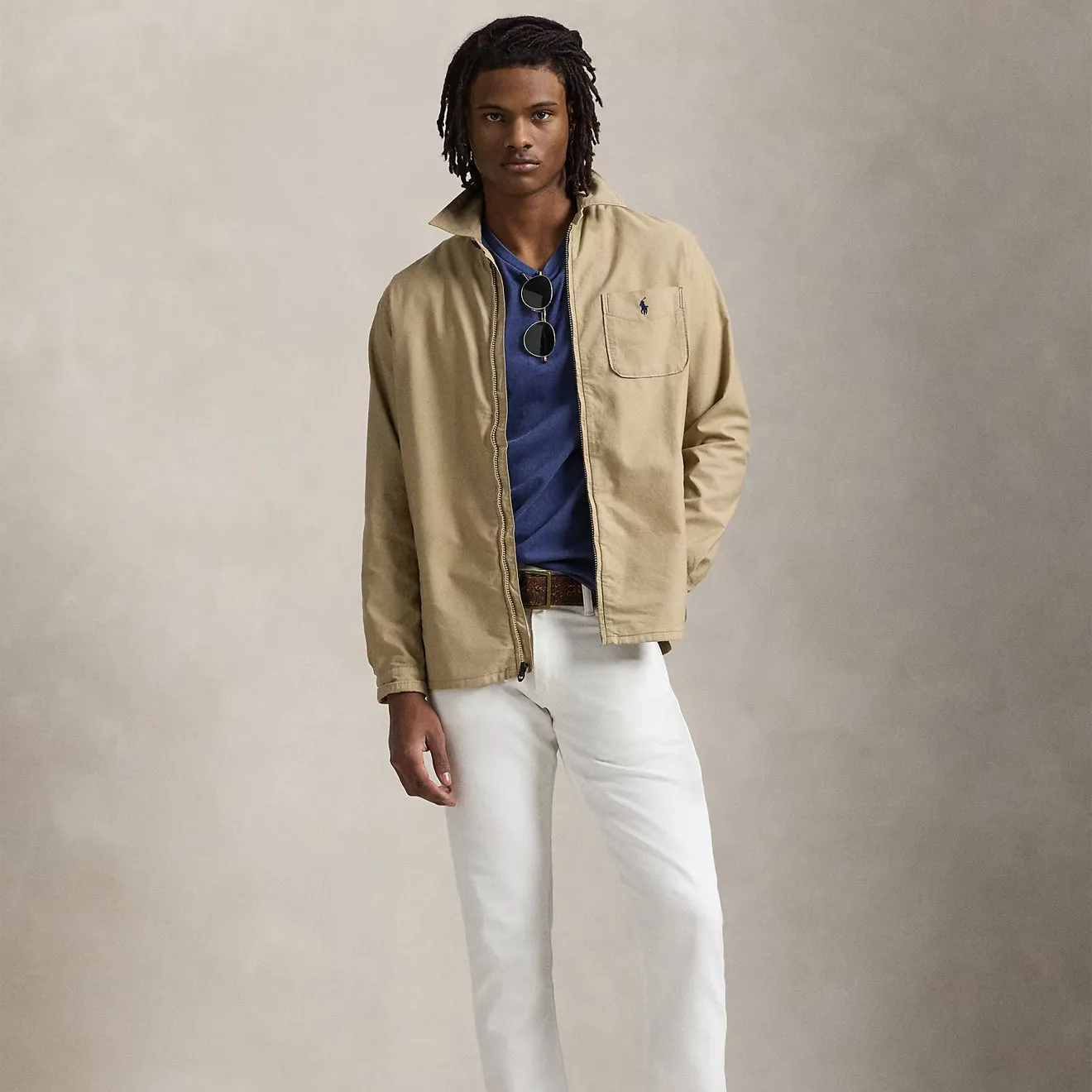 Polo Ralph Lauren Long Sleeve Sport Shirt Surrey Tan