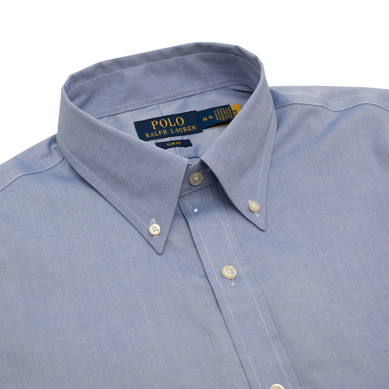 Polo Ralph Lauren Slim Fit Oxford Button Down Shirt True Blue / White