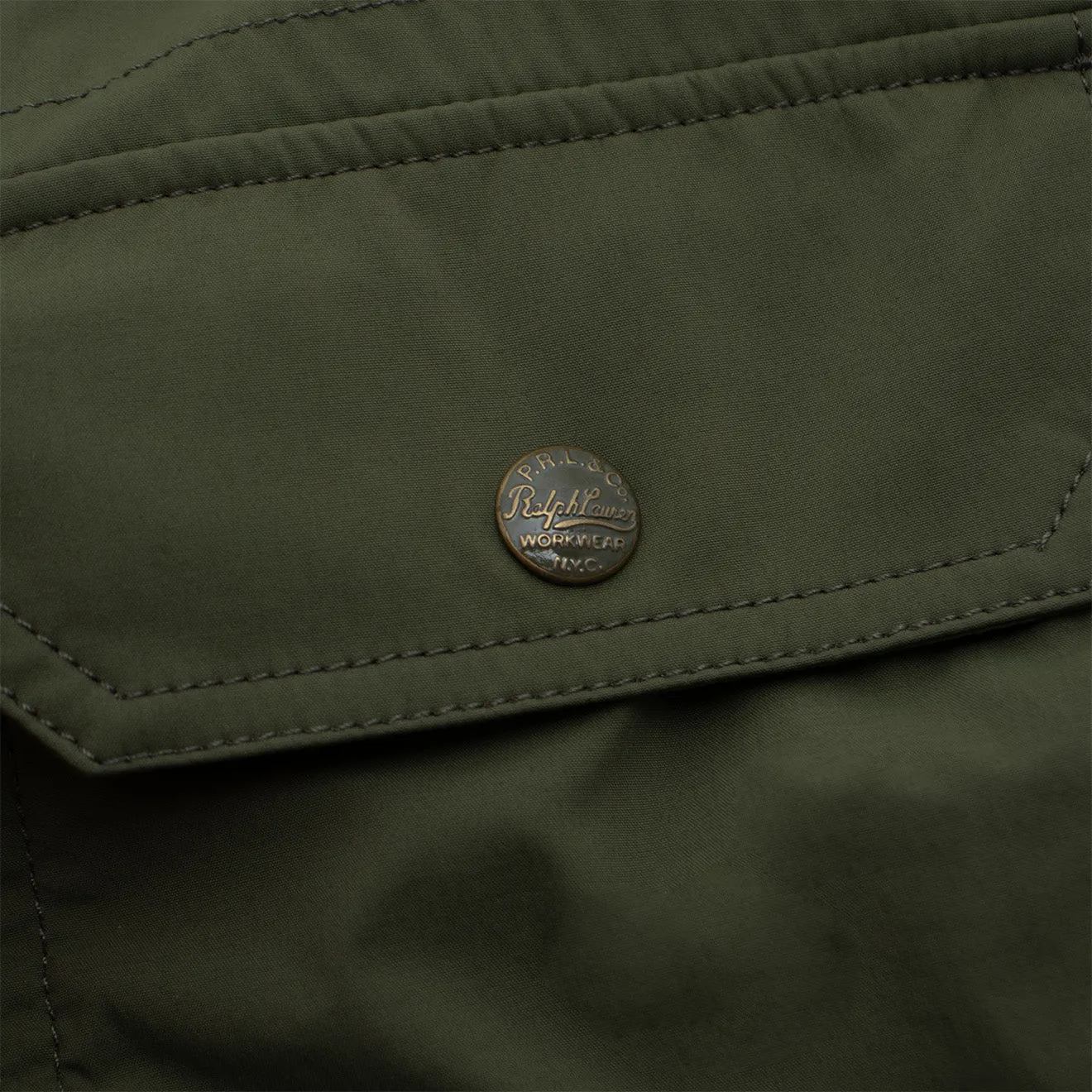 Polo Ralph Lauren Water-Repellent Shirt Jacket Dark Sage