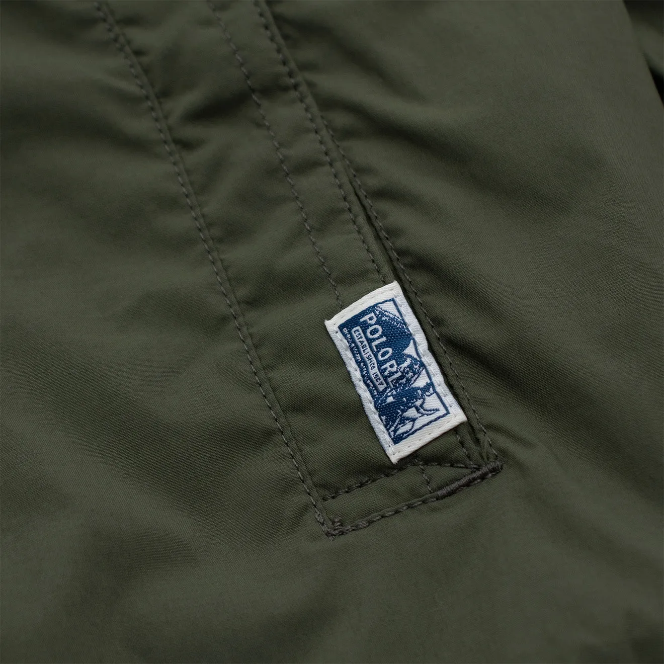 Polo Ralph Lauren Water-Repellent Shirt Jacket Dark Sage