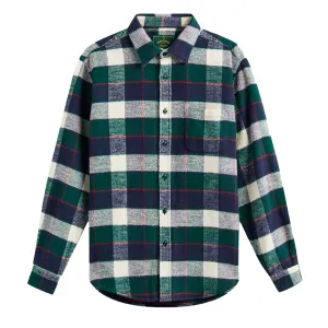 Portuguese Flannel Bottle Shirt Green / Blue