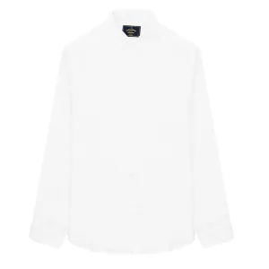 Portuguese Flannel L/S Linen Shirt White