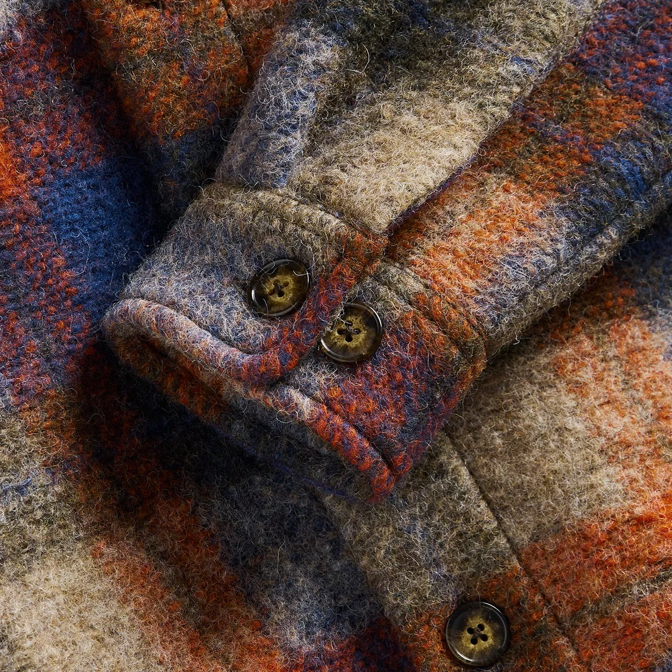 Portuguese Flannel Parker Overshirt Blue