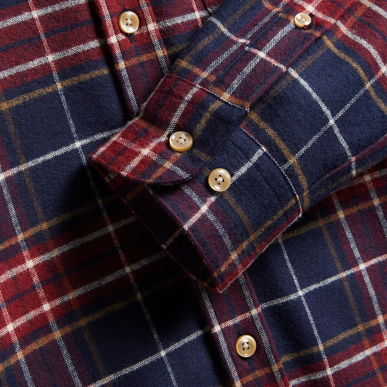 Portuguese Flannel Station Shirt Blue / Red