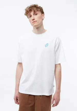 Print T-shirt GBGARY (STILL LIFE) oversize made from organic cotton - White Givn Berlin