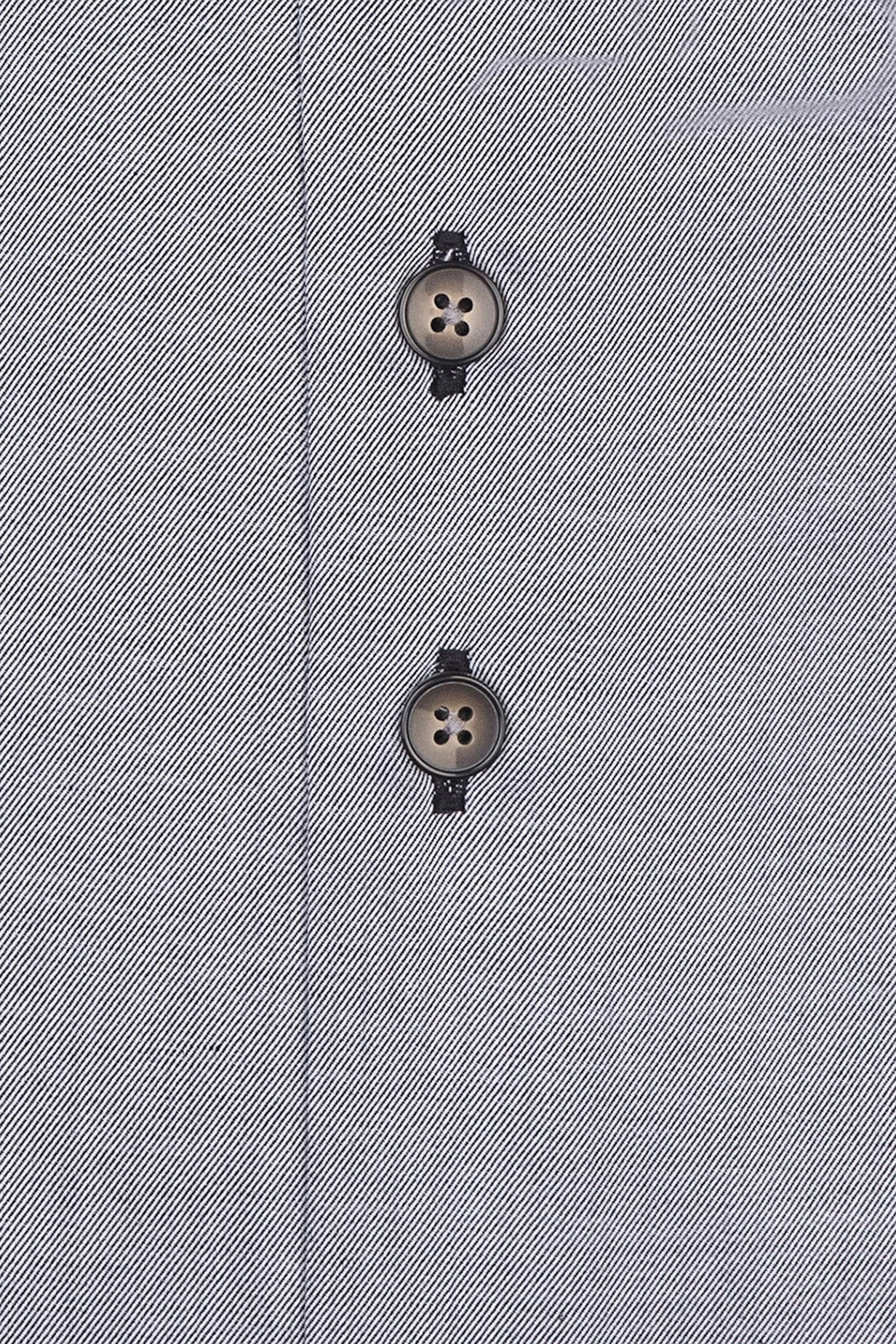 R2 Grey Shirt With Stitched Collar Detail