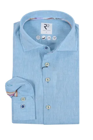 R2 Linen Shirt Aqua