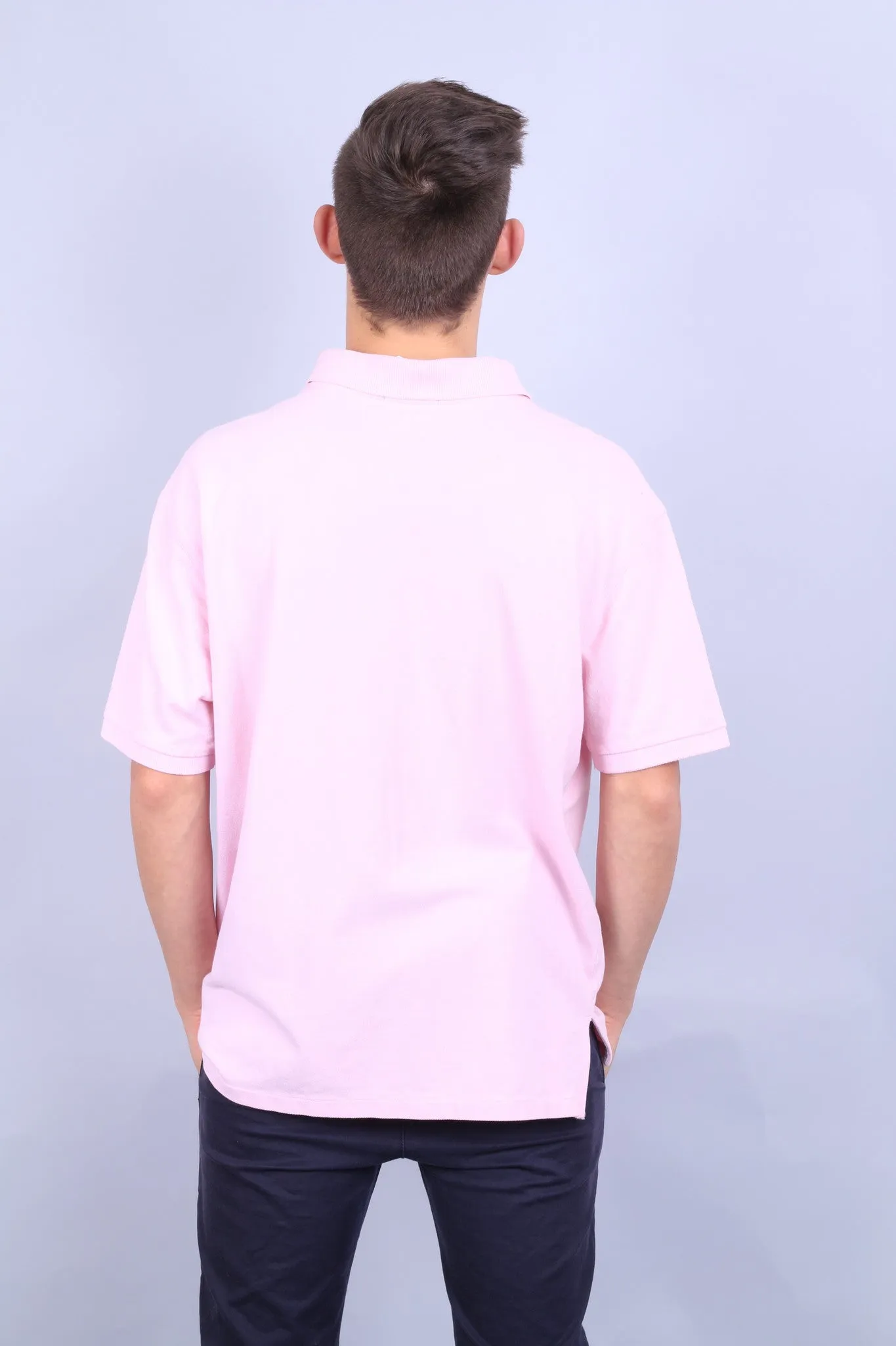 Racing Green Mens XL Polo Shirt Short Sleeve Pink Standard Fit